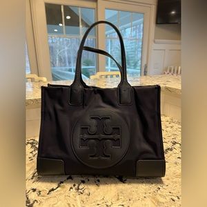 Tory Burch Ella Mini Tote Navy